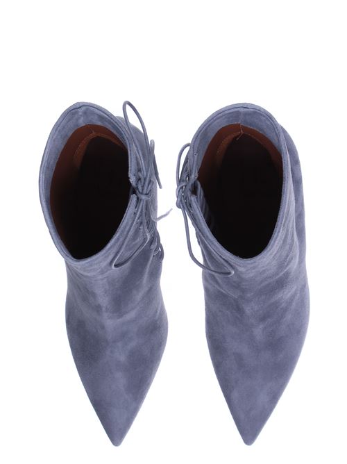 Suede ankle boots with laces L'AUTRE CHOSE | OSK10985WP05401047CEMENTO
